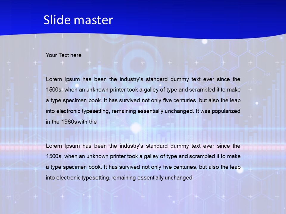 Digitally Abstract Illustration PowerPoint Template