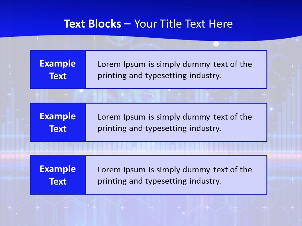 Digitally Abstract Illustration PowerPoint Template