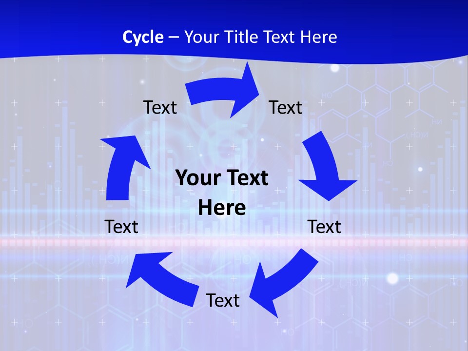 Digitally Abstract Illustration PowerPoint Template