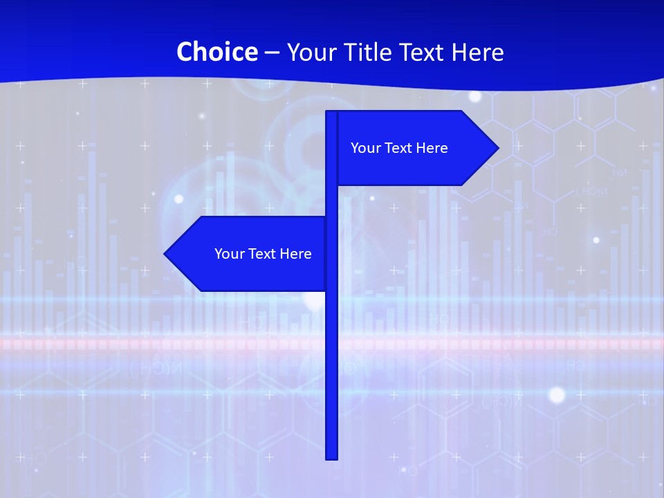 Digitally Abstract Illustration PowerPoint Template