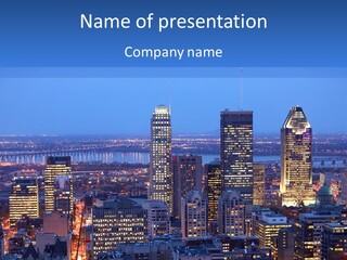 Urban View Street PowerPoint Template