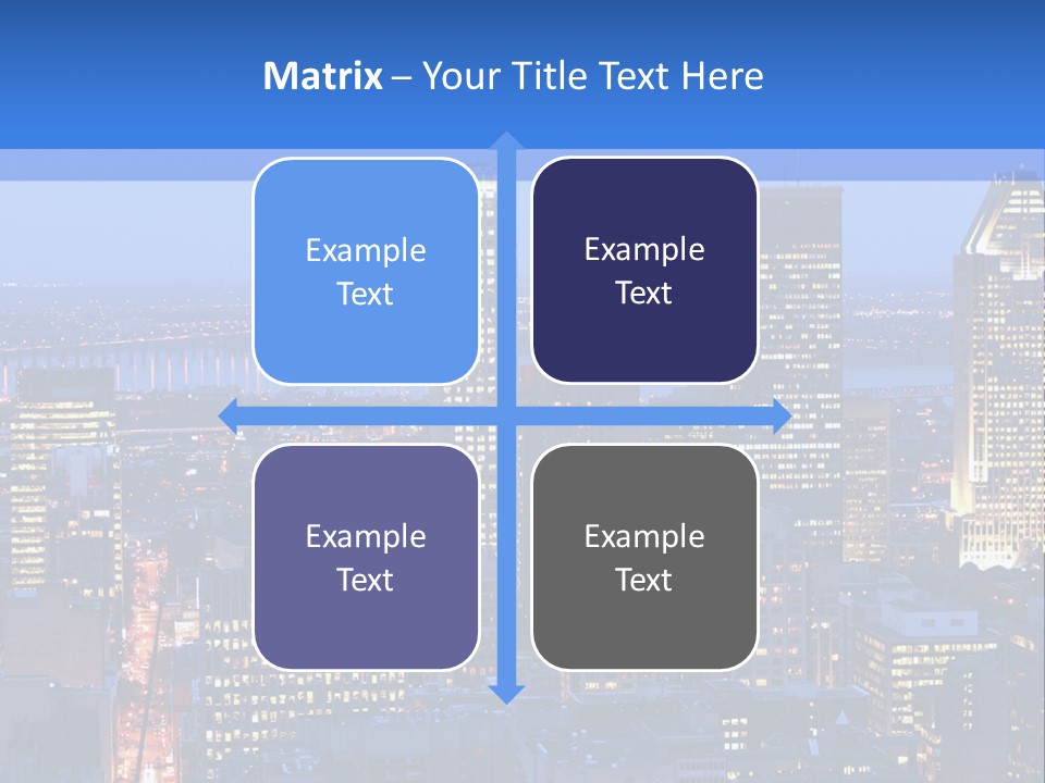 Urban View Street PowerPoint Template