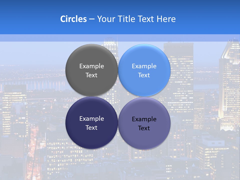 Urban View Street PowerPoint Template