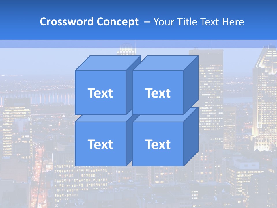 Urban View Street PowerPoint Template