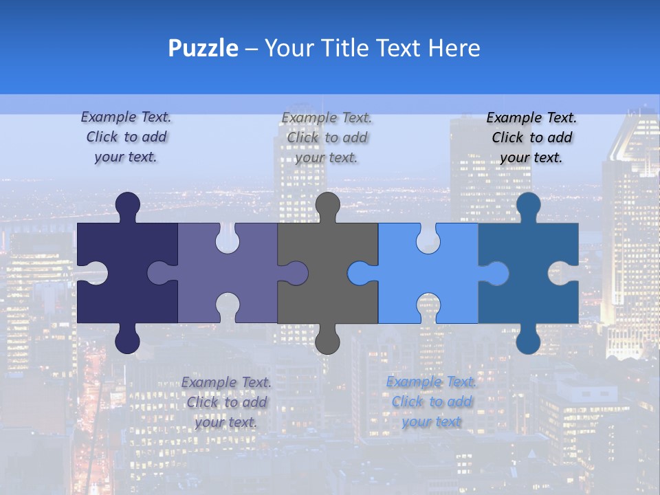 Urban View Street PowerPoint Template