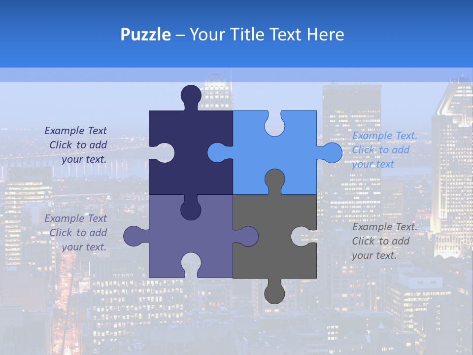 Urban View Street PowerPoint Template