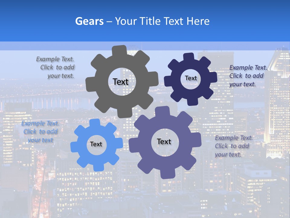 Urban View Street PowerPoint Template