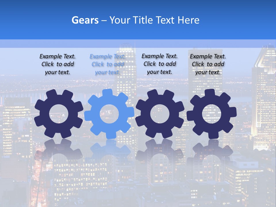 Urban View Street PowerPoint Template