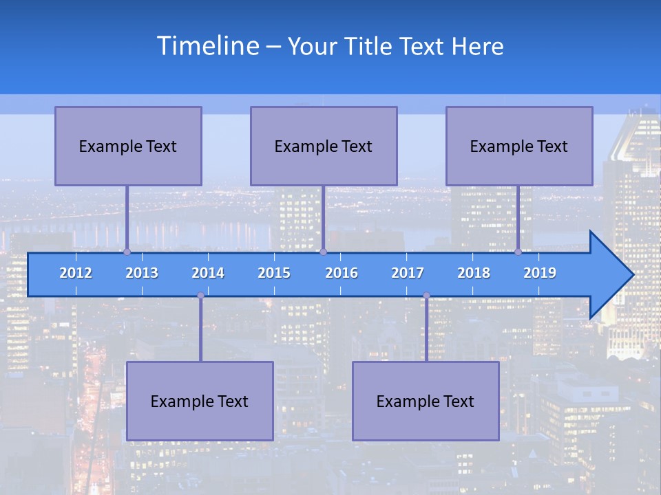 Urban View Street PowerPoint Template