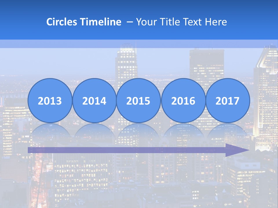 Urban View Street PowerPoint Template