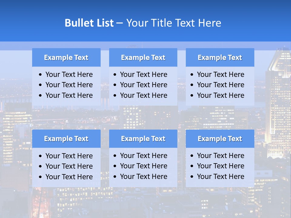 Urban View Street PowerPoint Template