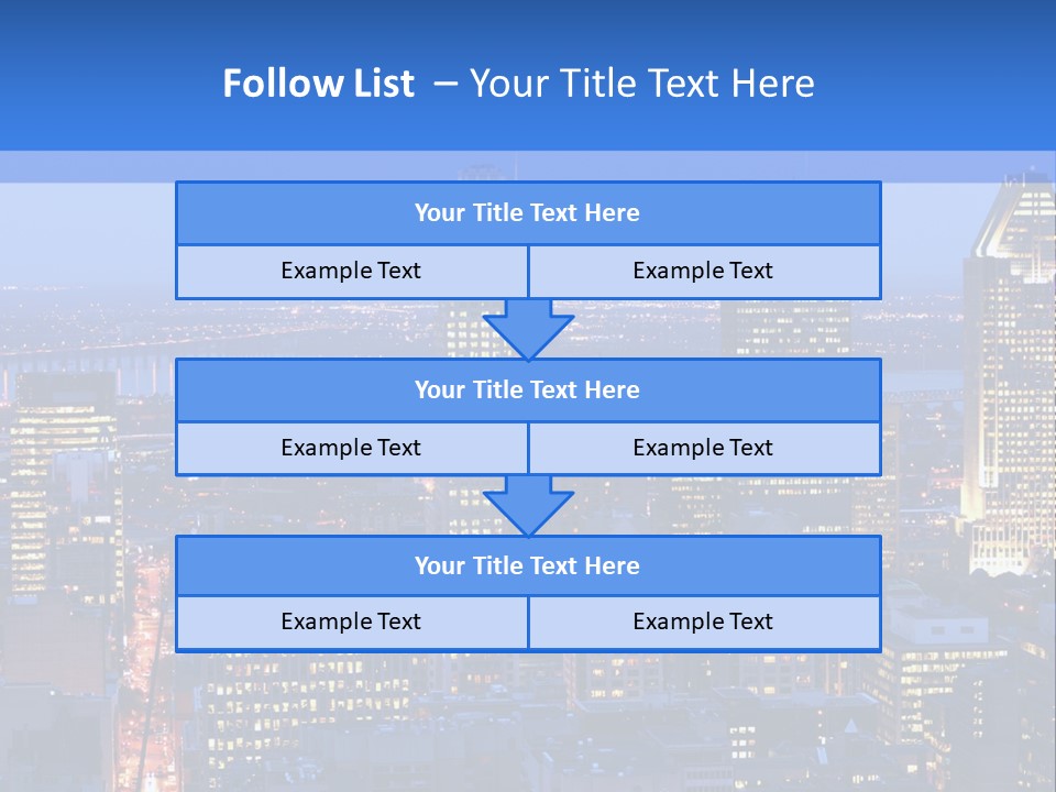 Urban View Street PowerPoint Template
