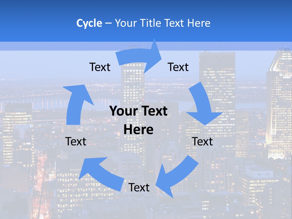 Urban View Street PowerPoint Template
