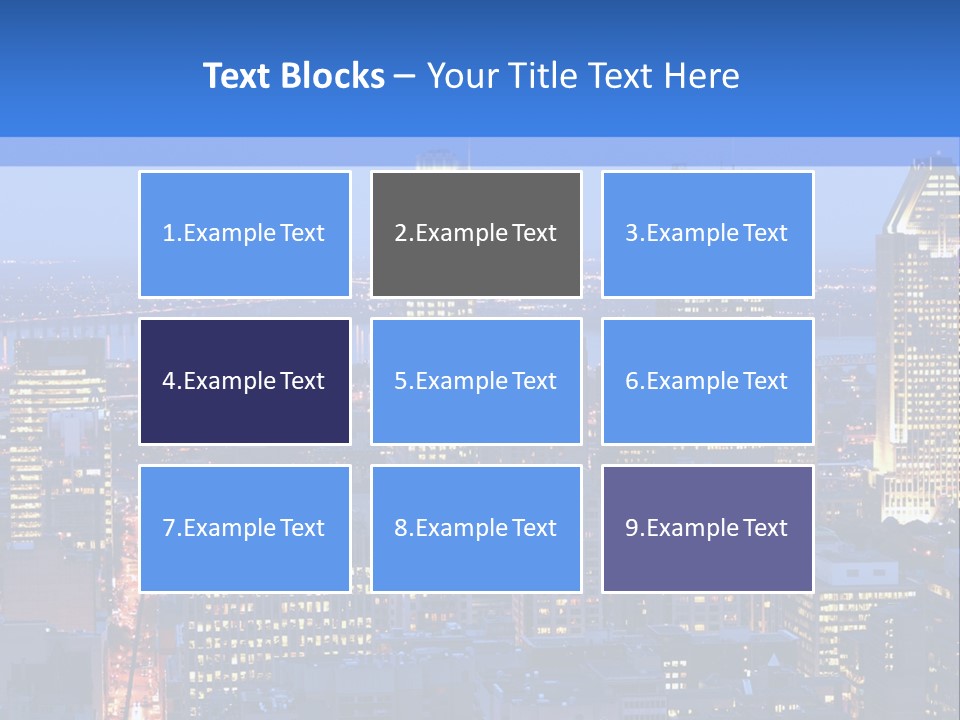 Urban View Street PowerPoint Template