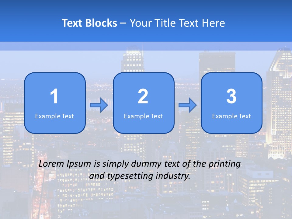 Urban View Street PowerPoint Template
