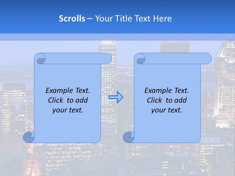 Urban View Street PowerPoint Template