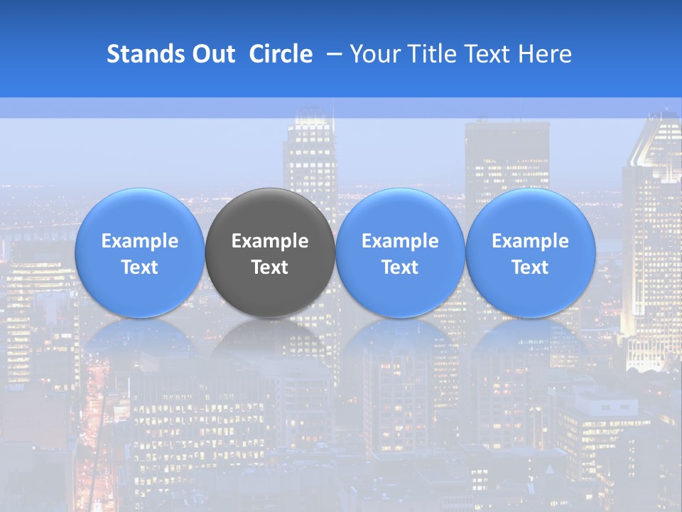 Urban View Street PowerPoint Template