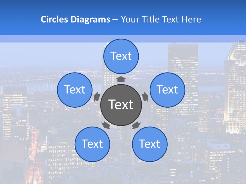 Urban View Street PowerPoint Template