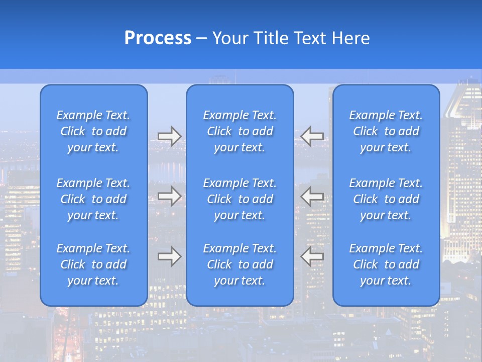 Urban View Street PowerPoint Template