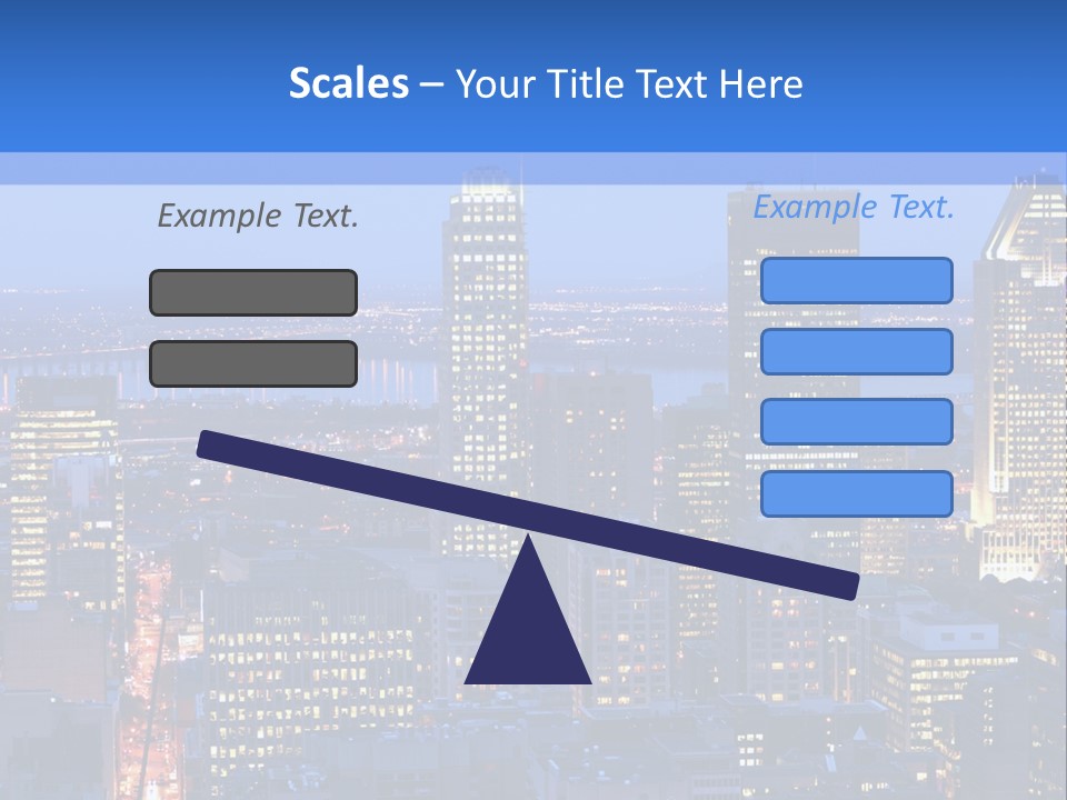 Urban View Street PowerPoint Template