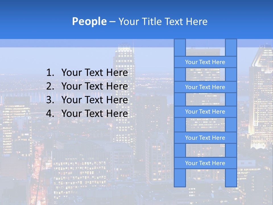 Urban View Street PowerPoint Template