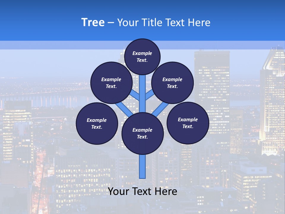 Urban View Street PowerPoint Template