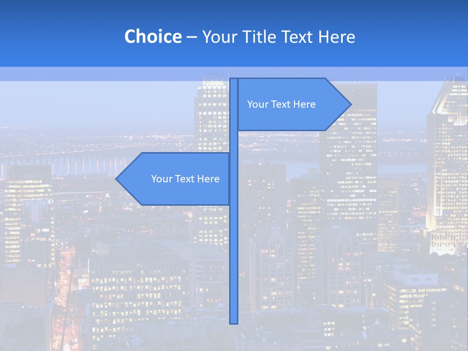 Urban View Street PowerPoint Template