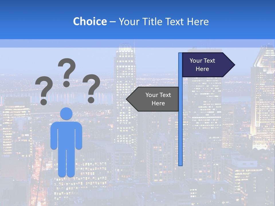Urban View Street PowerPoint Template