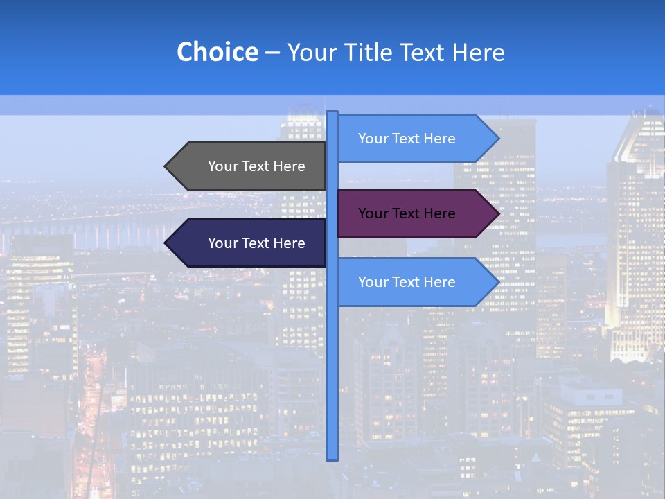 Urban View Street PowerPoint Template