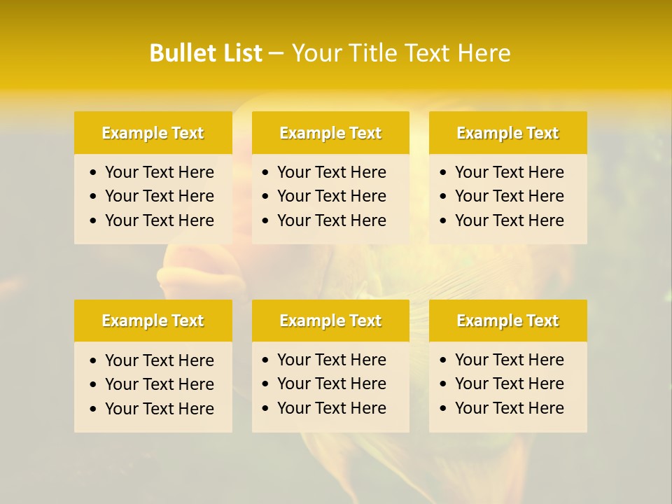 Tropical Wildlife Light PowerPoint Template