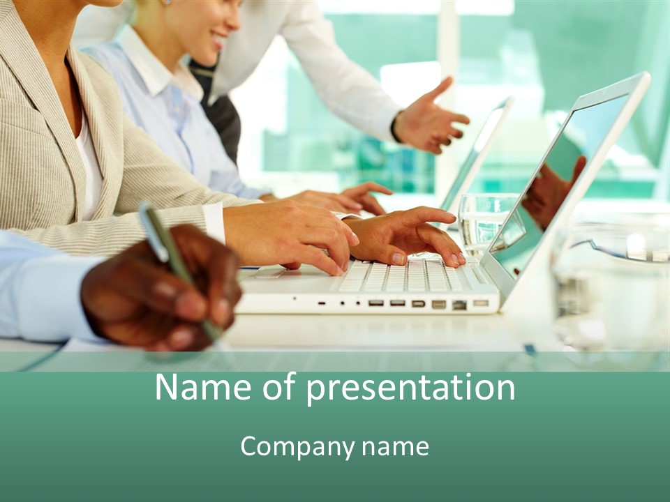 Session Financial Male PowerPoint Template