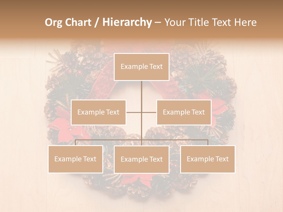 Gold Ball Wood PowerPoint Template