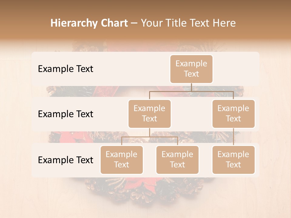 Gold Ball Wood PowerPoint Template