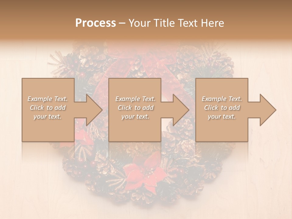 Gold Ball Wood PowerPoint Template