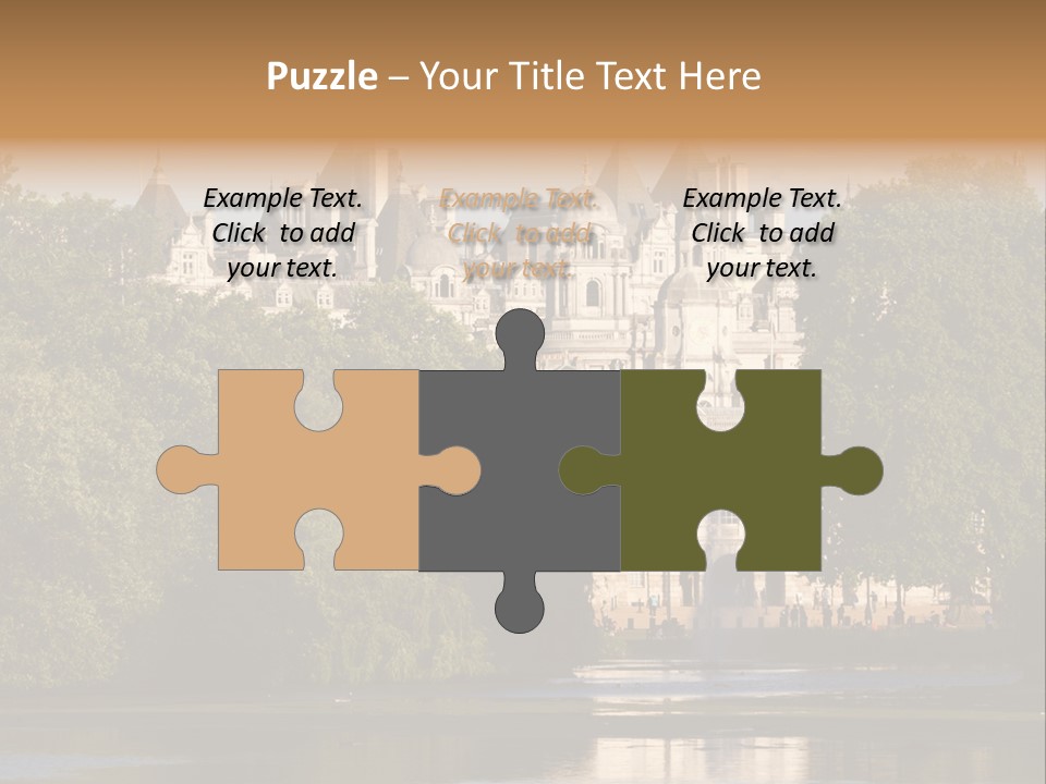 Horse Guard Lake James PowerPoint Template