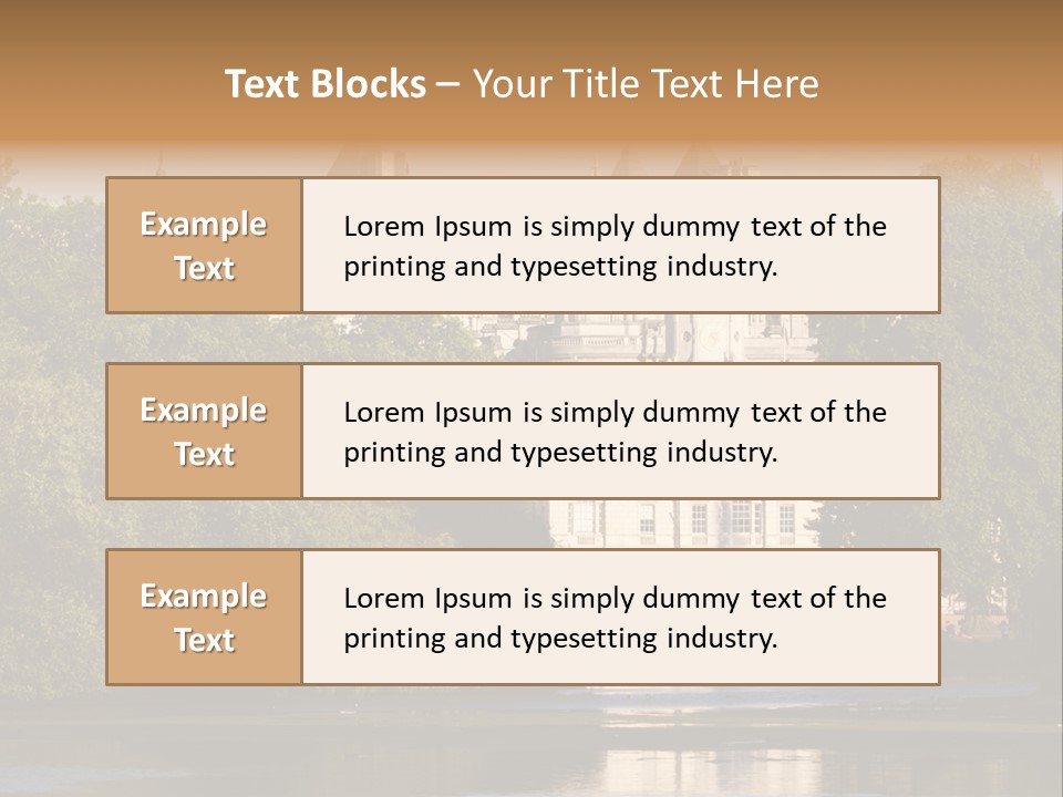Horse Guard Lake James PowerPoint Template