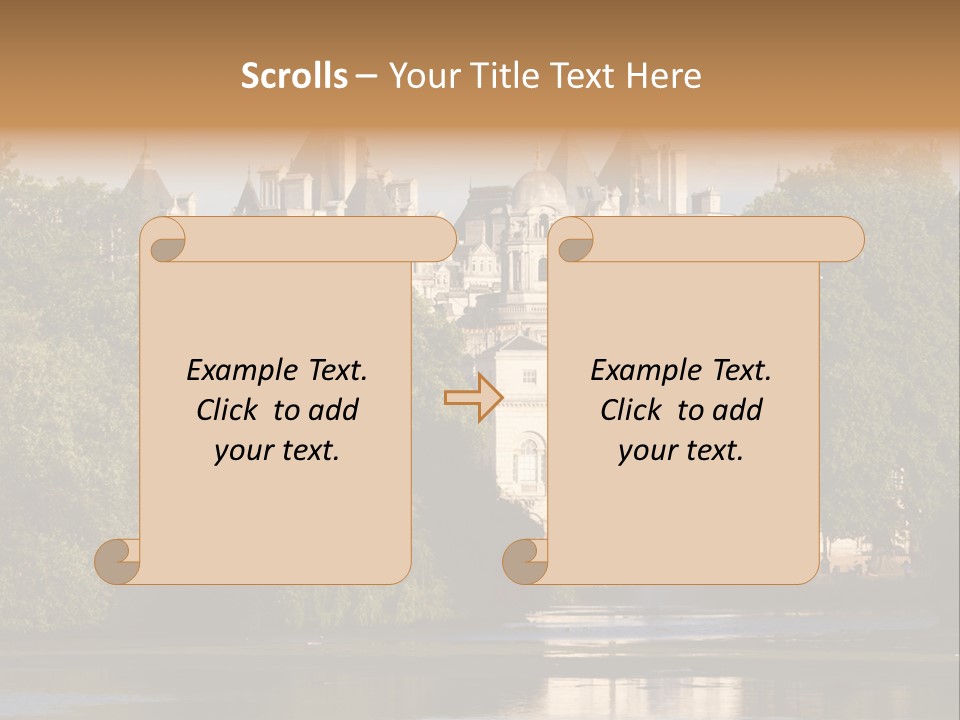 Horse Guard Lake James PowerPoint Template