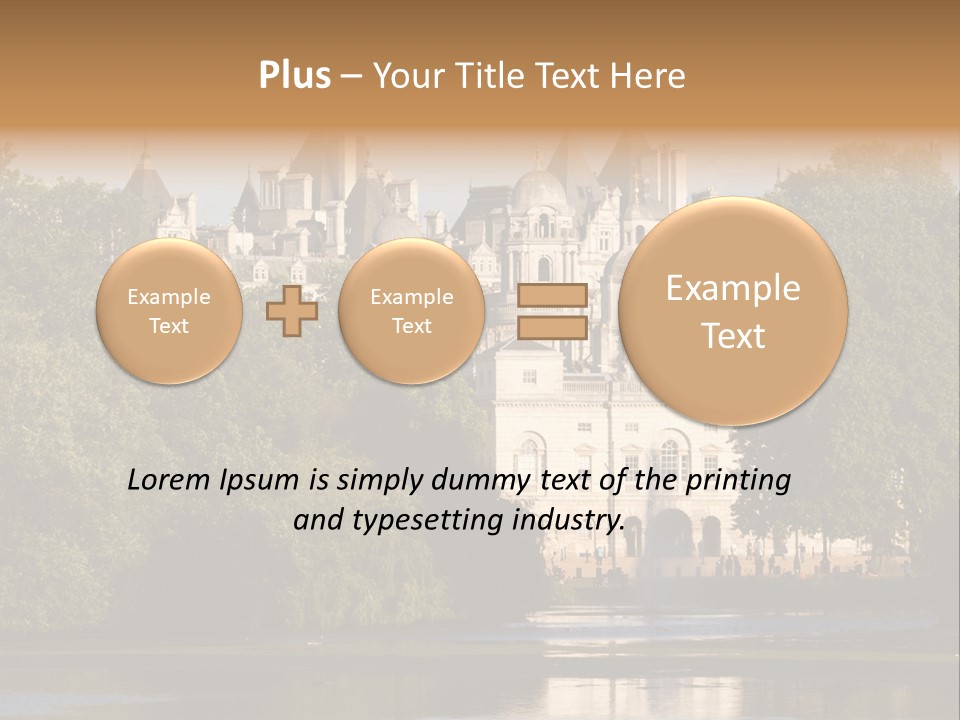 Horse Guard Lake James PowerPoint Template