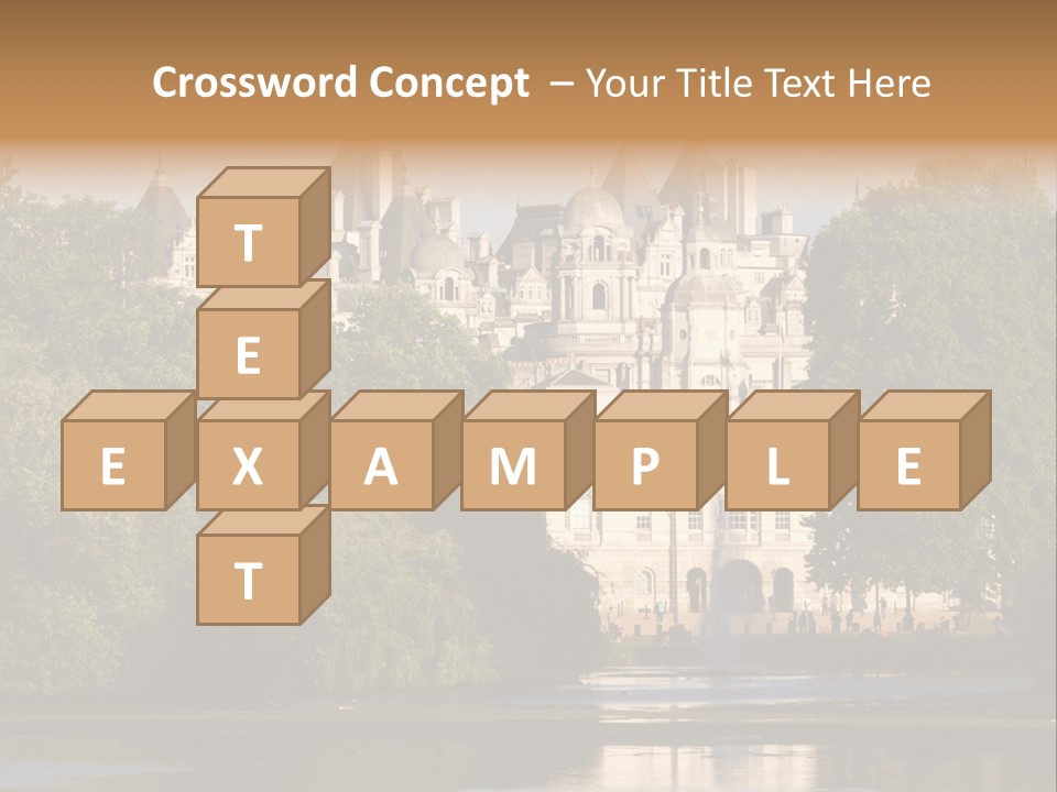 Horse Guard Lake James PowerPoint Template