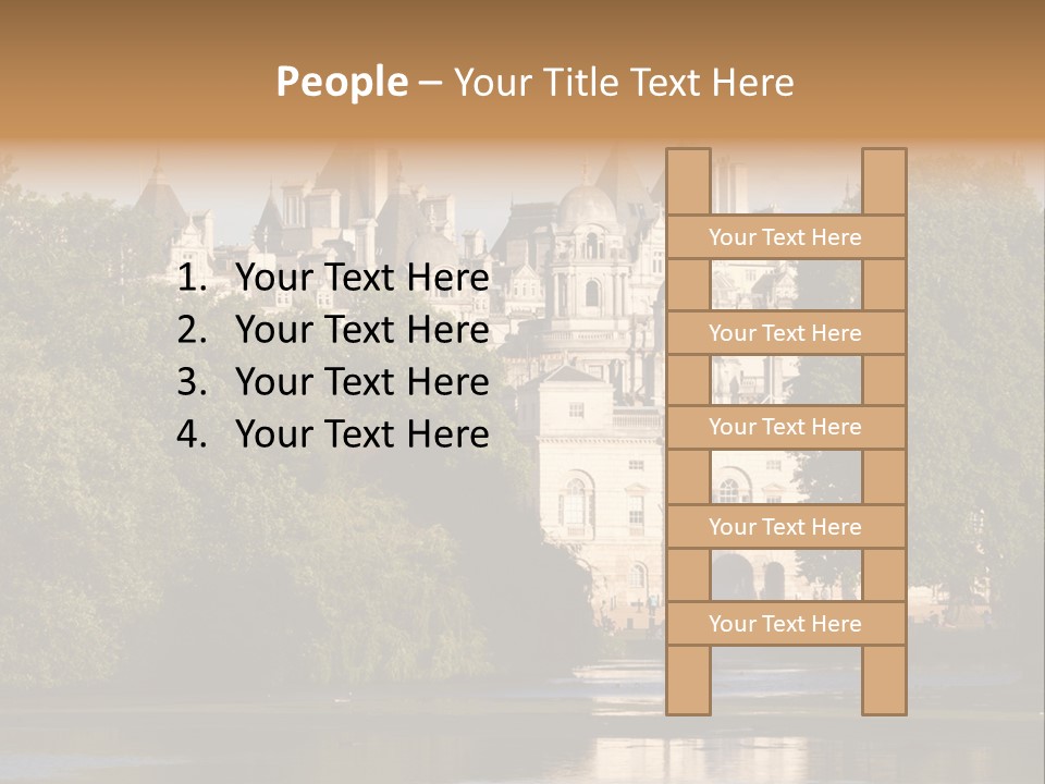 Horse Guard Lake James PowerPoint Template