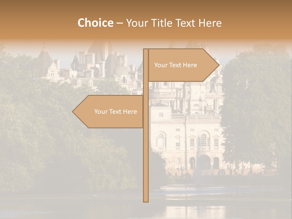 Horse Guard Lake James PowerPoint Template