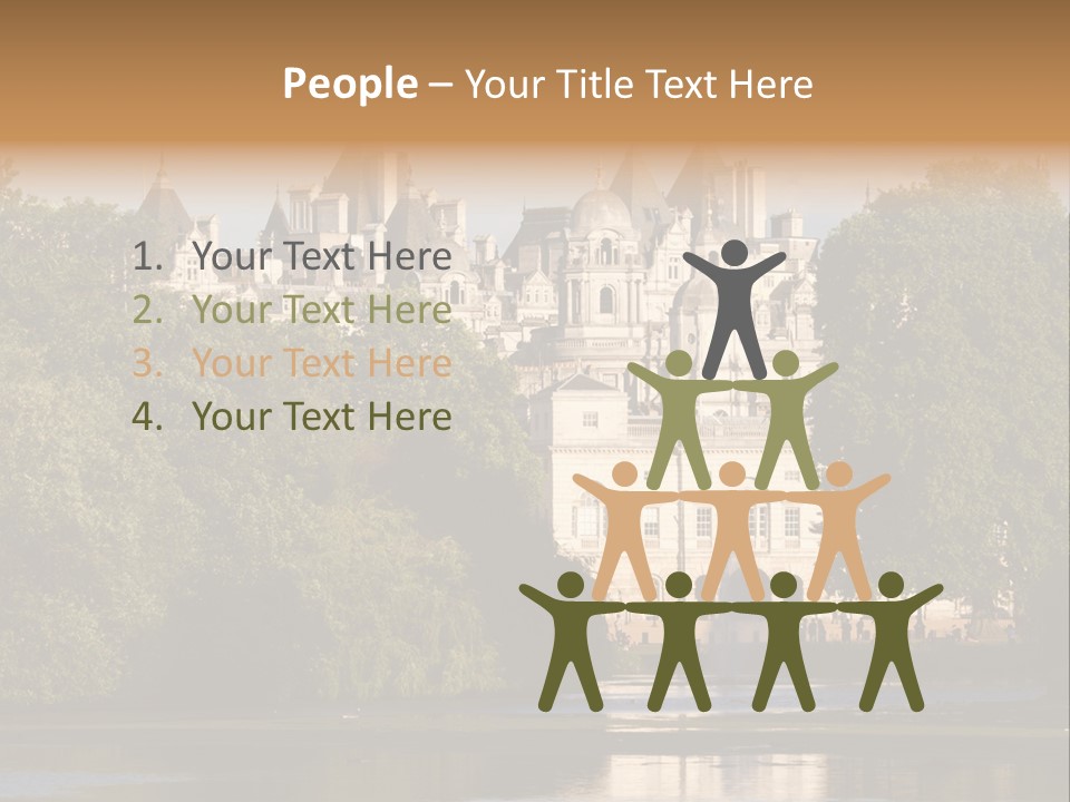 Horse Guard Lake James PowerPoint Template