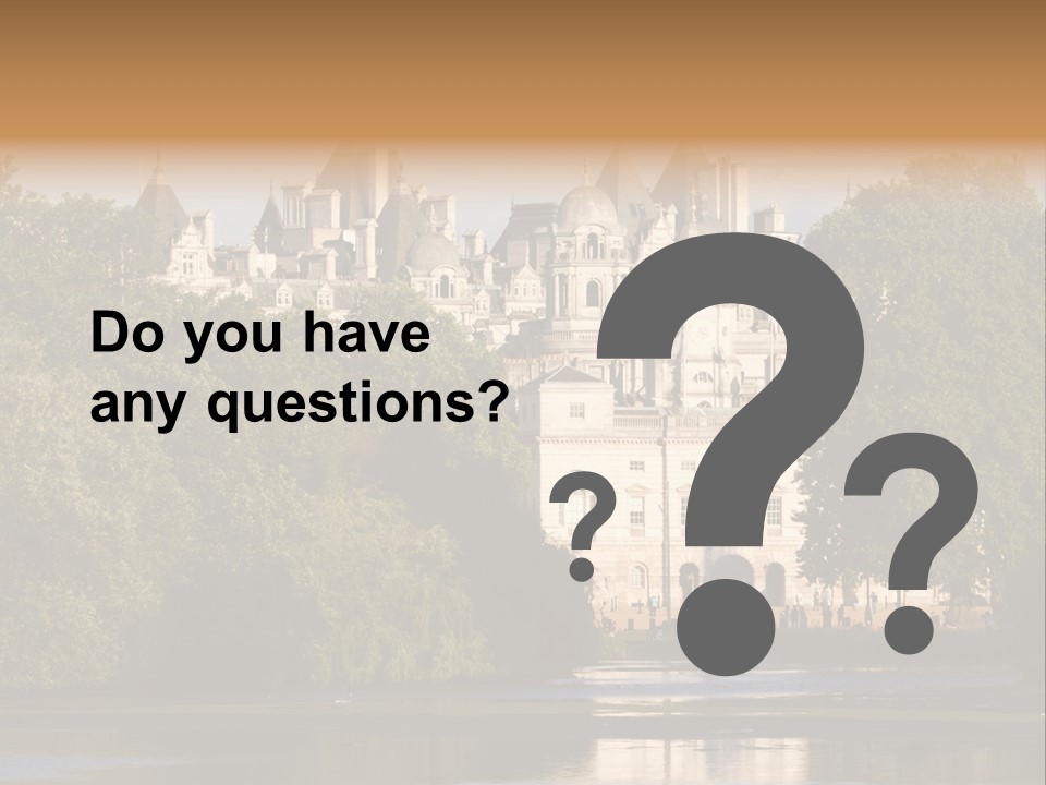 Horse Guard Lake James PowerPoint Template