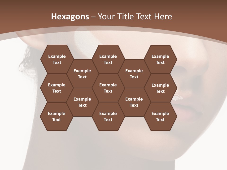 Beautiful White Female PowerPoint Template