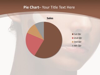 Beautiful White Female PowerPoint Template