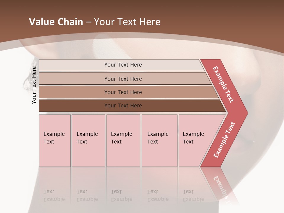 Beautiful White Female PowerPoint Template