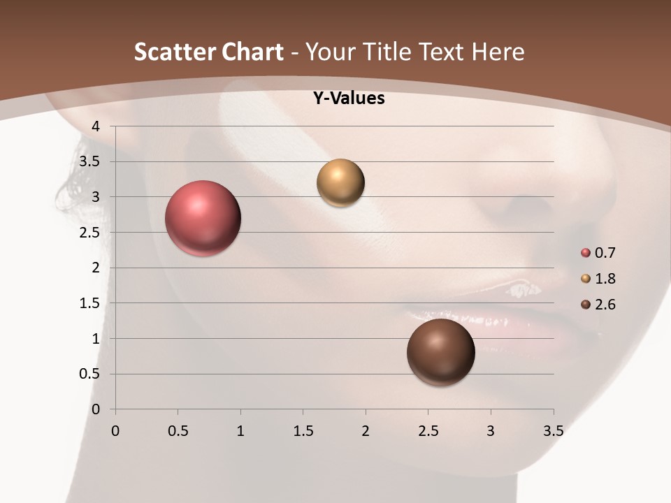 Beautiful White Female PowerPoint Template