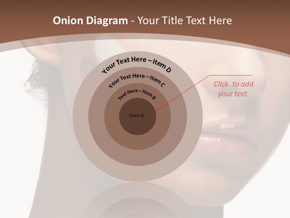 Beautiful White Female PowerPoint Template