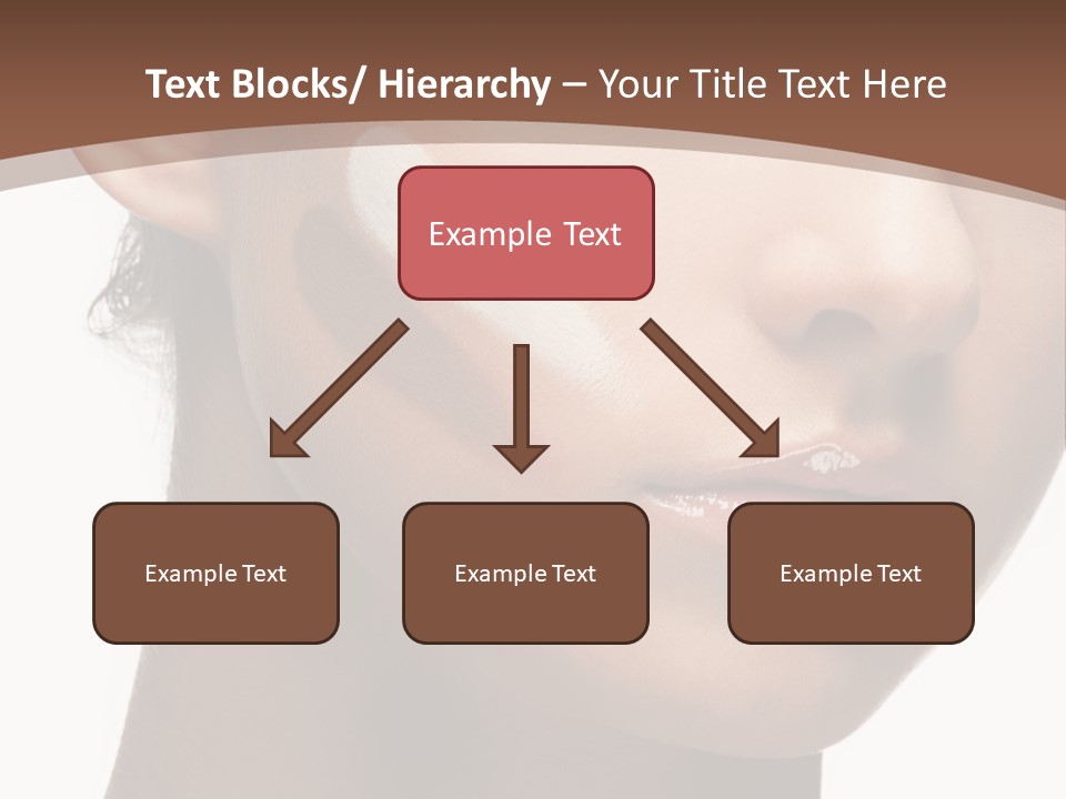 Beautiful White Female PowerPoint Template