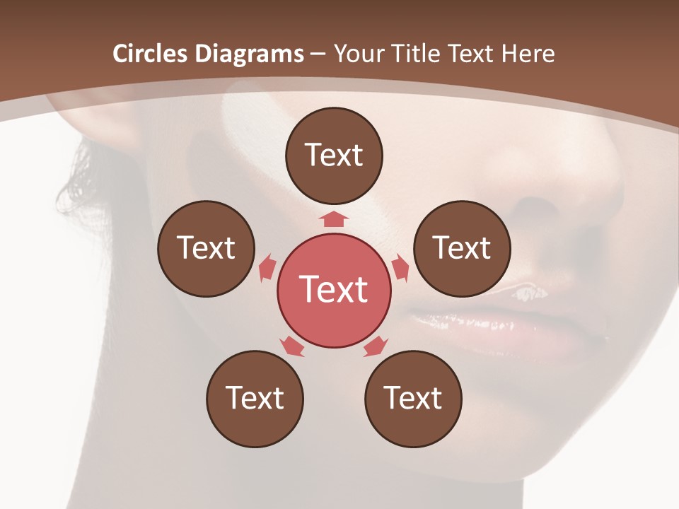 Beautiful White Female PowerPoint Template